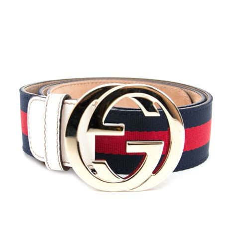 gucci belt red white blue|single g Gucci belt.